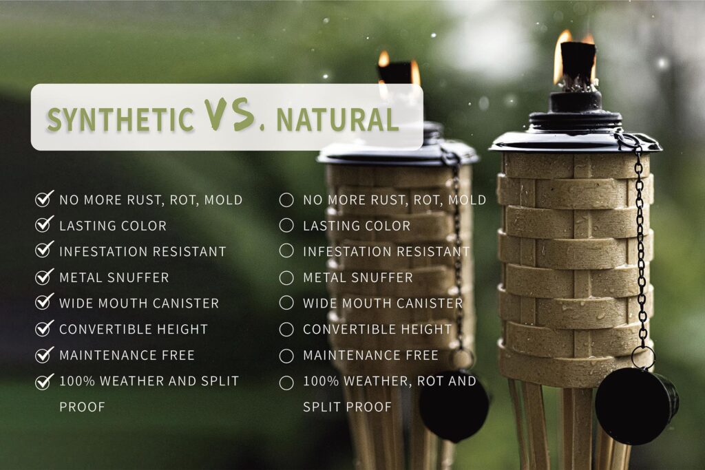 Tiki bamboo torch durable